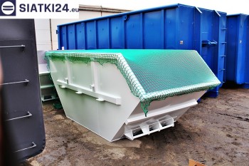Siatki Kołobrzeg - Siatka przykrywająca na kontener - zabezpieczenie przewożonych ładunków dla terenów Kołobrzegu